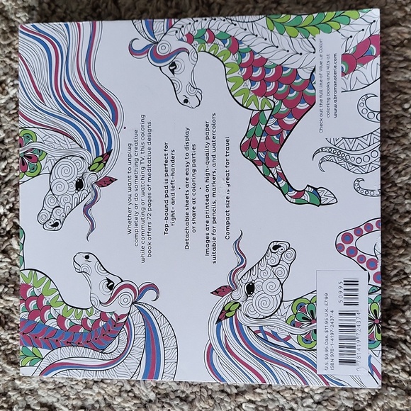 NWT, 3 Adult Coloring Books - Picture 3 of 14